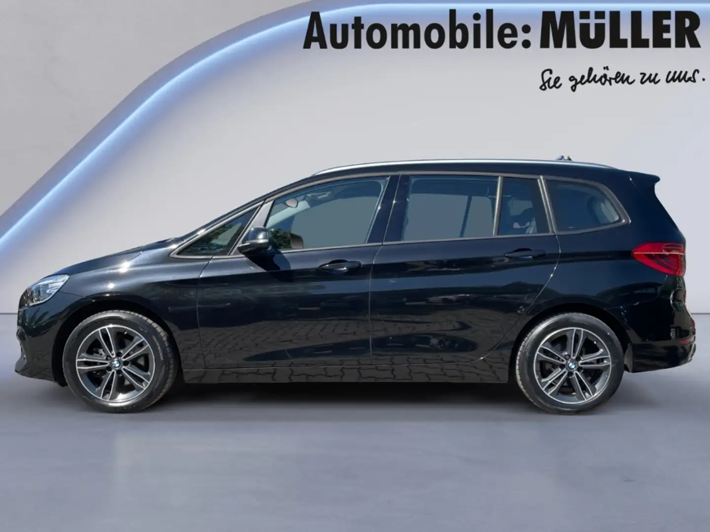 BMW 218 Gran Tourer i Sport Line*AHK*LED*PDC*Sitzheizung* Schwarz - 2
