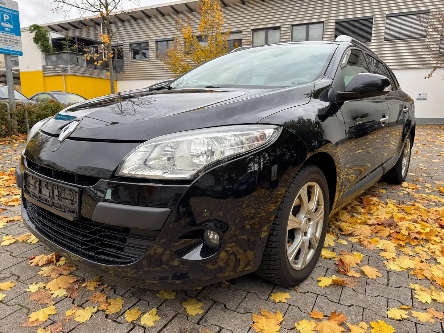 Renault Megane Megane,Klimaautomatik, Navigation, Tempomat,1.Hand Schwarz - 2