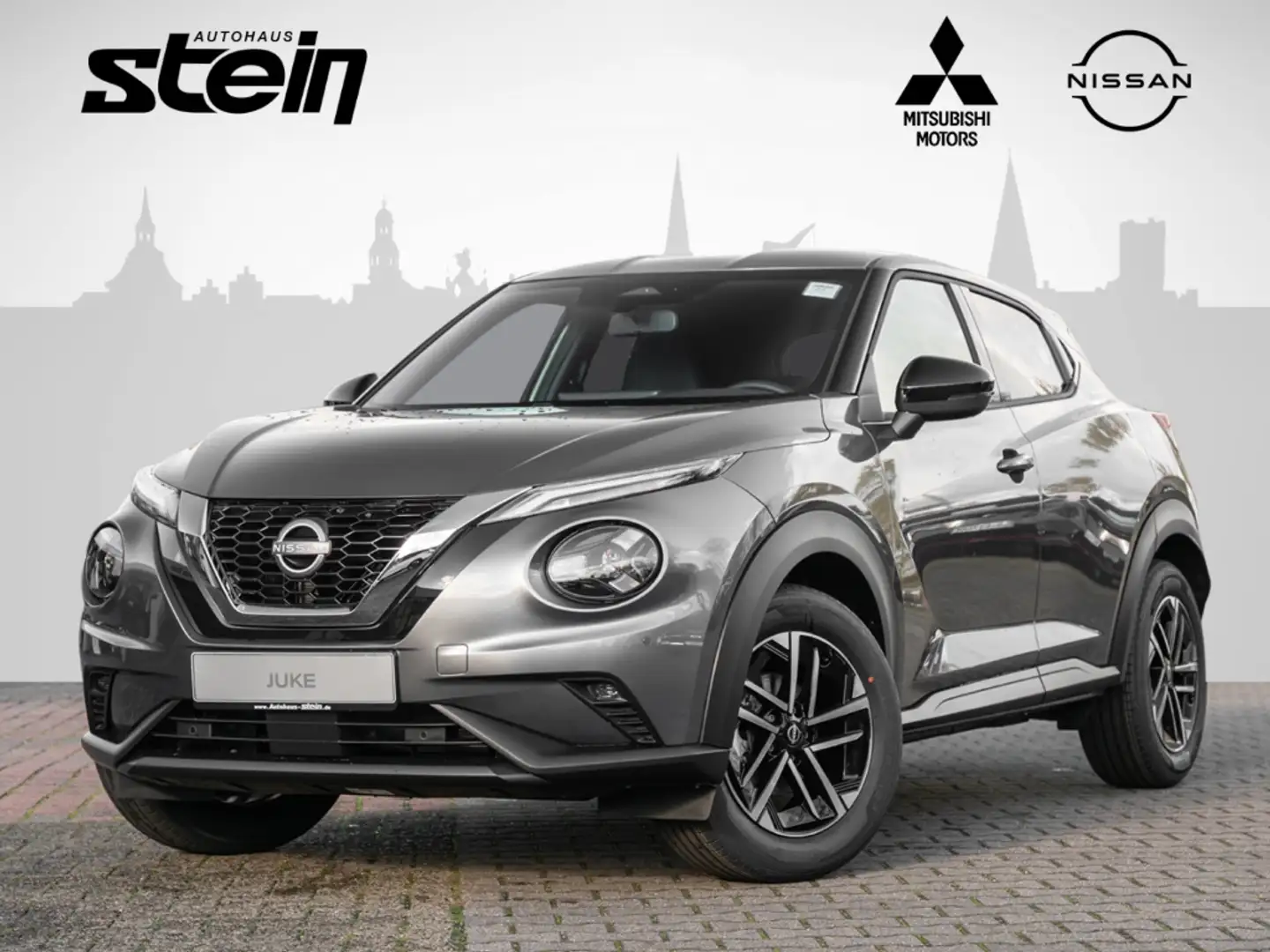 Nissan Juke N-Connecta Frontscheibenheizung Rückfahrkamera Grijs - 1