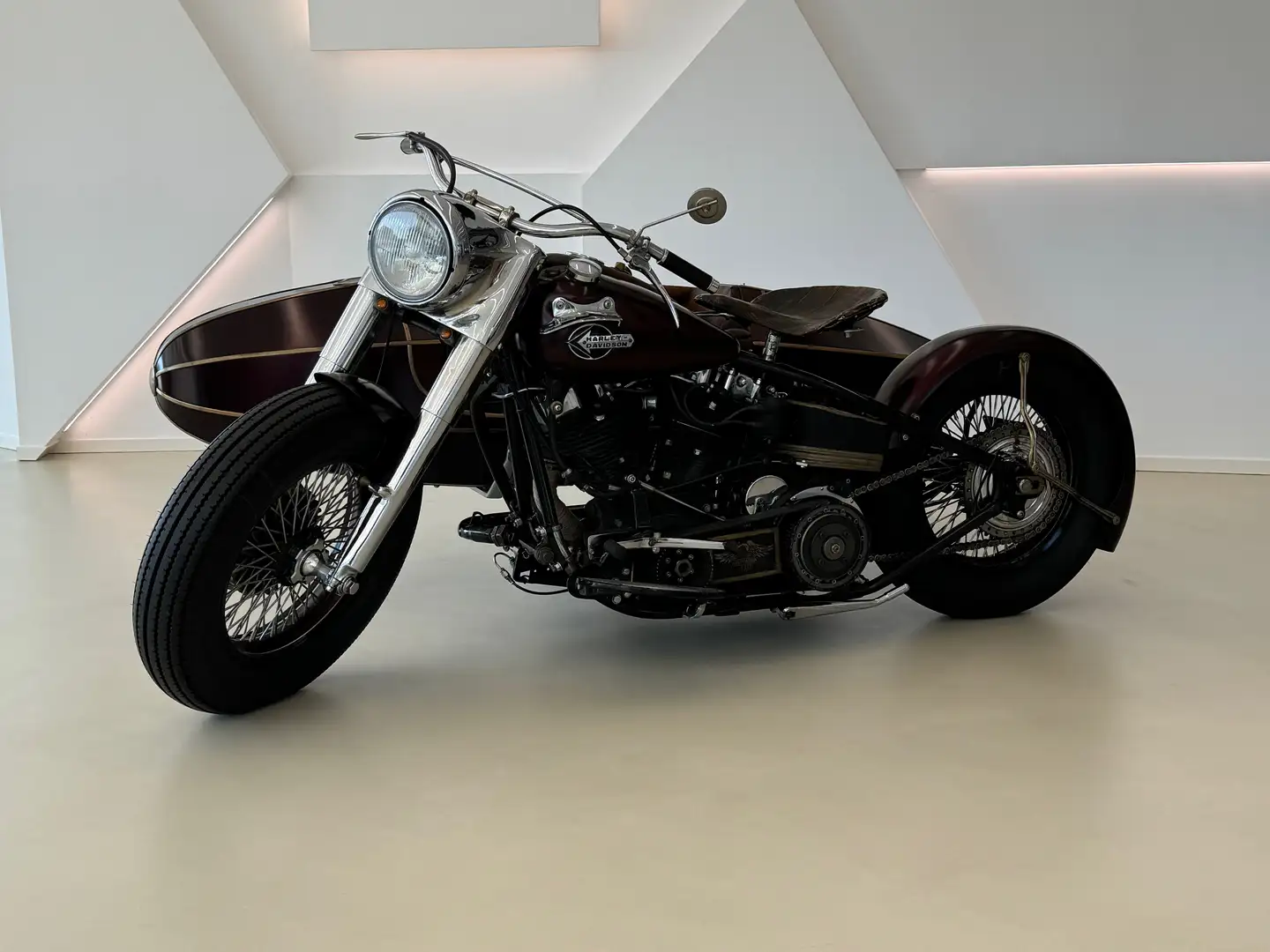 Harley-Davidson Electra Glide Sidecar Rosso - 1