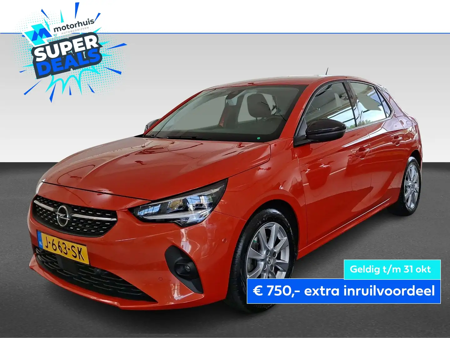Opel Corsa 1.2 Turbo Start/Stop 100pk Aut Elegance Orange - 1
