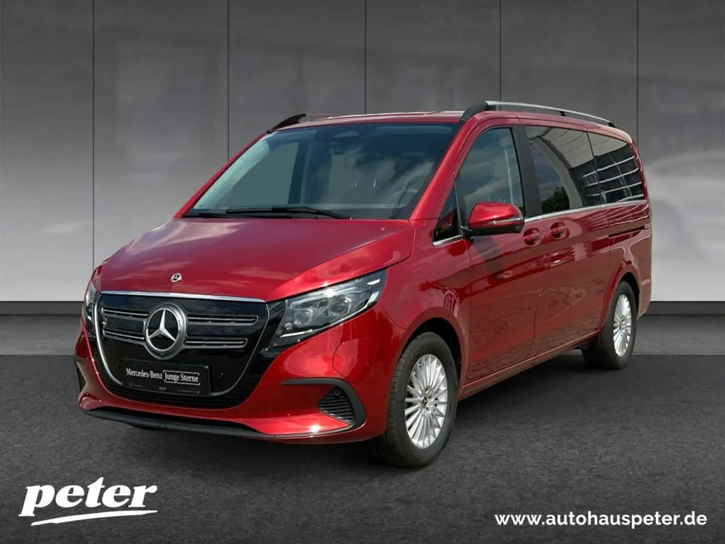 Mercedes-Benz EQV 300 AVANTGARDE MBUX+LED+DISTR Красный - 1