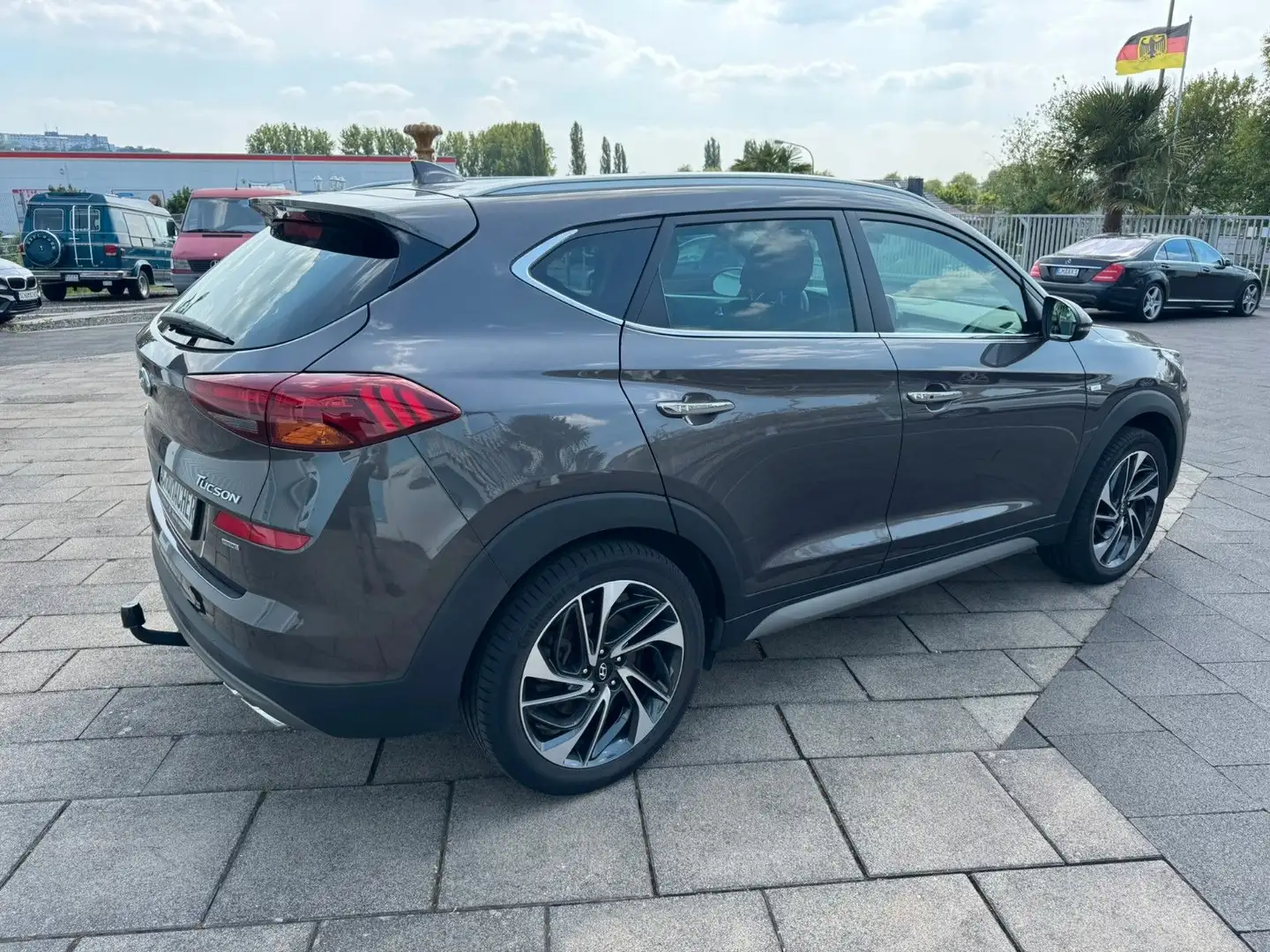 Hyundai TUCSON Premium Mild-Hybrid 4WD 1.Hand, Garantie! Grau - 2