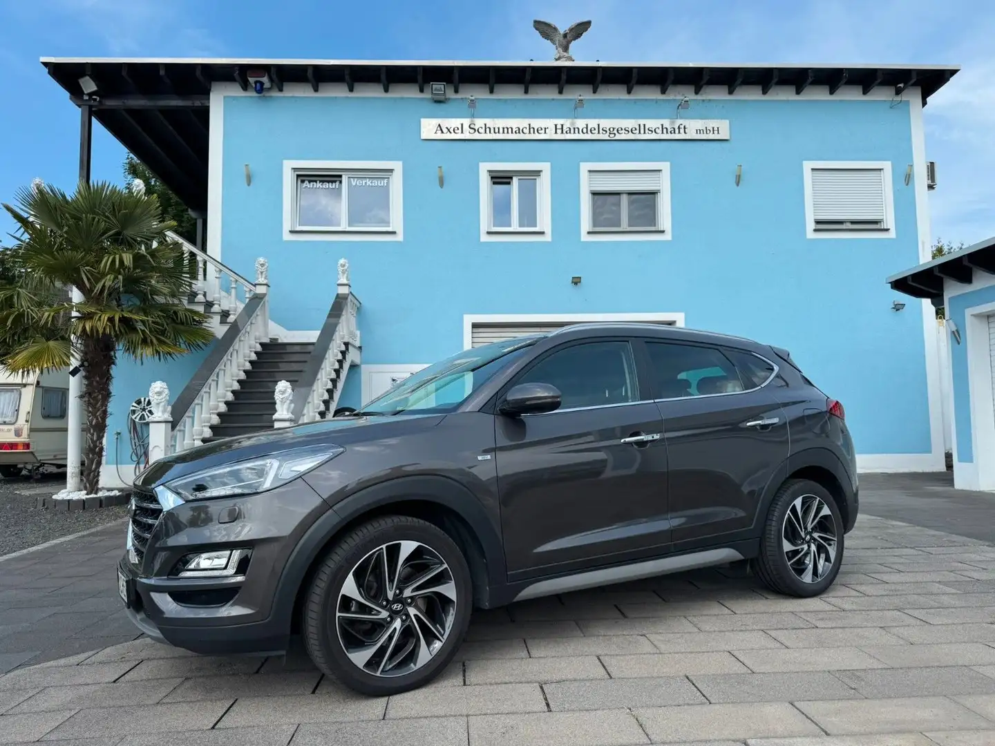 Hyundai TUCSON Premium Mild-Hybrid 4WD 1.Hand, Garantie! Grau - 1