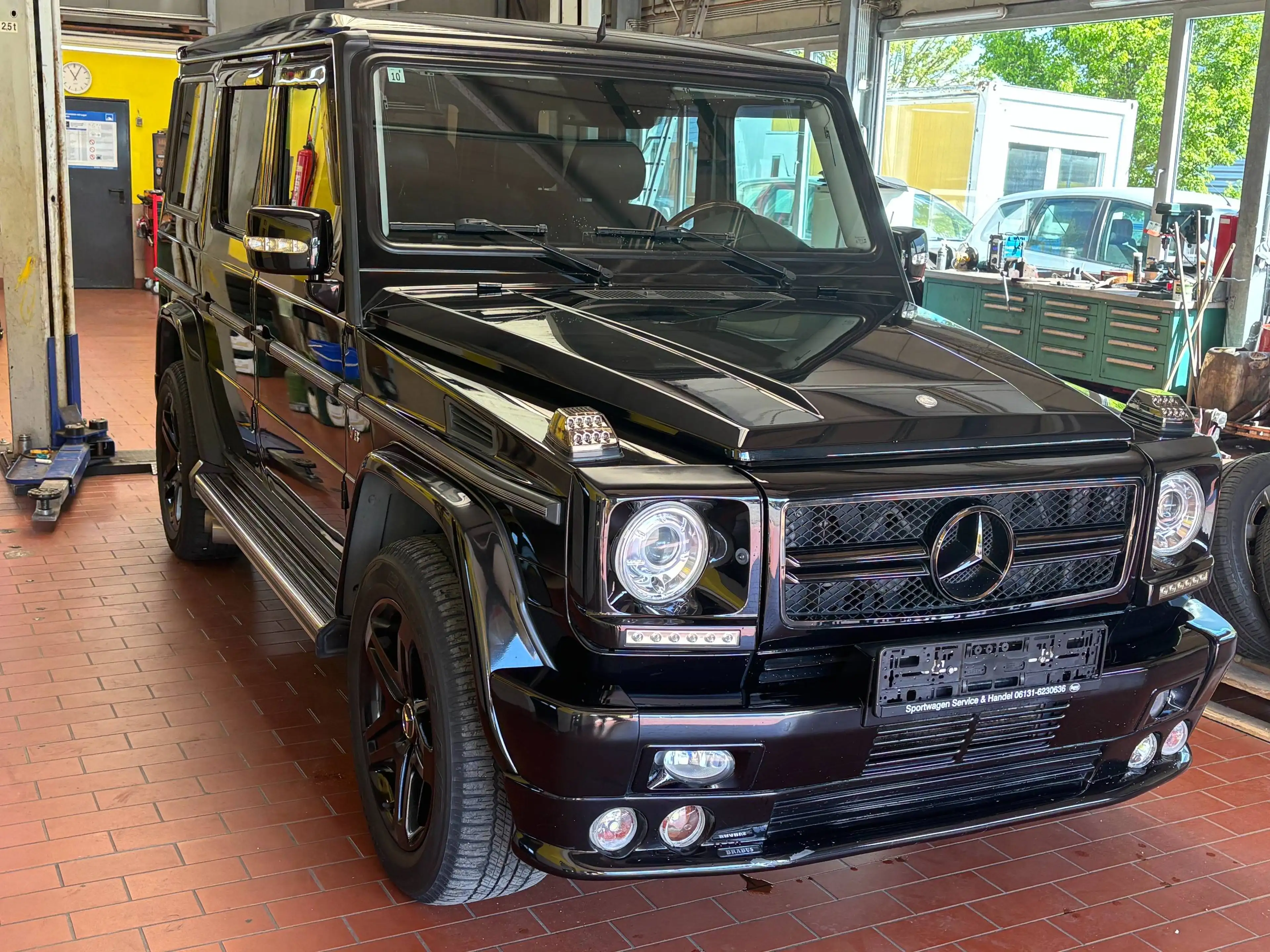 Mercedes-Benz G 500 G V8 Lang/Brabus Optik/Leder/Schiebed/AHK 3,5t/MwSt