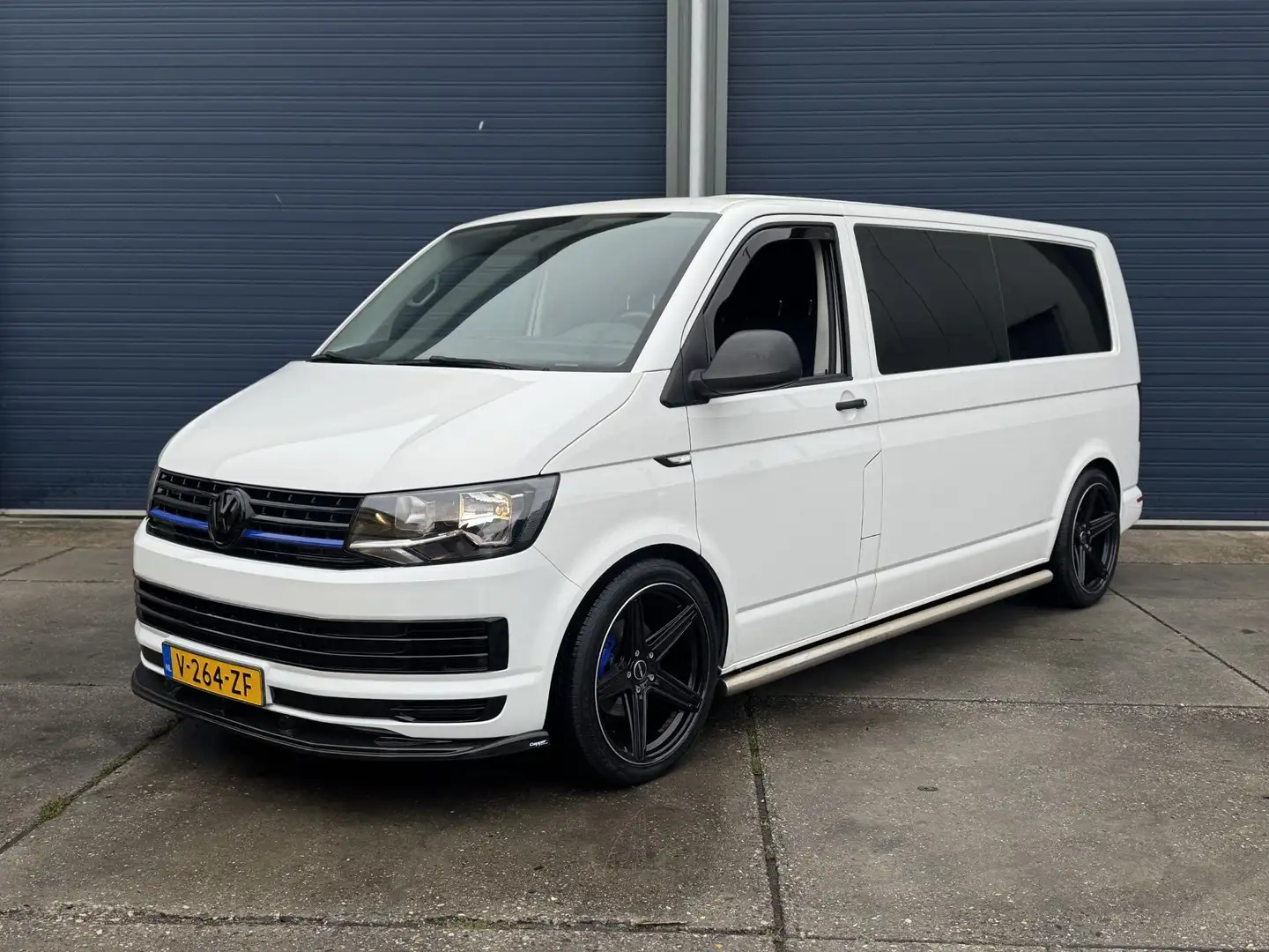 Volkswagen T6 Transporter 2.0 TDI L2H1 Trendline DUBBEL CABINE / AIRCO / LEE Blanc - 1