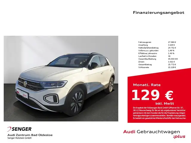 Volkswagen T-Roc 2.0 TDI GOAL DSG NAVI AHK LED Sitzhzg.