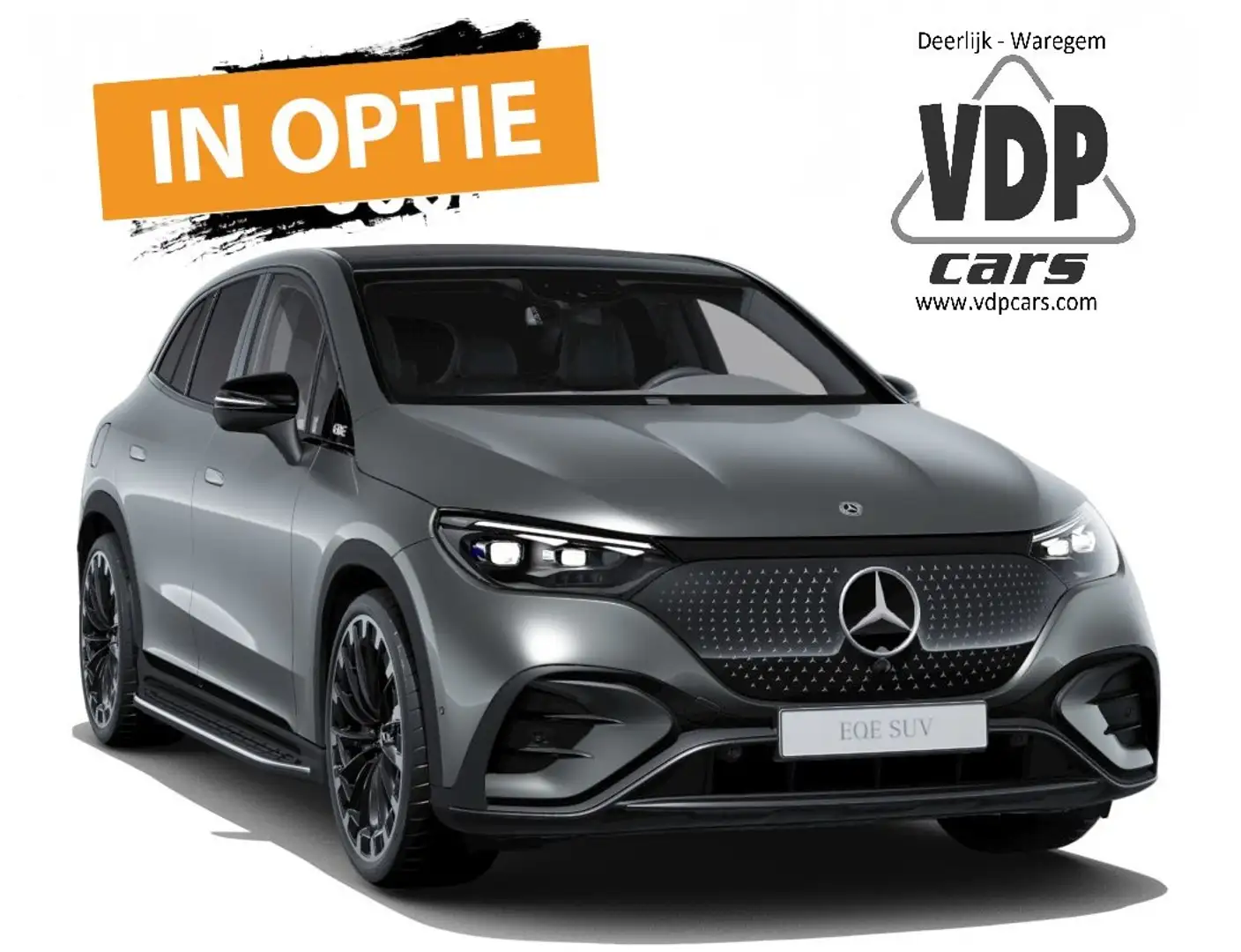 Mercedes-Benz EQE SUV 500 AMG 22'' HYPERSCREEN ACHTERAS10° PANO AIRM Gris - 1