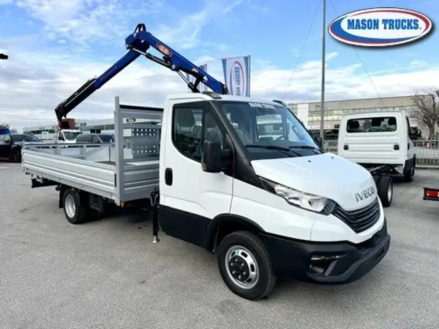 Iveco Daily 35c160 cassone + gru PM 3623