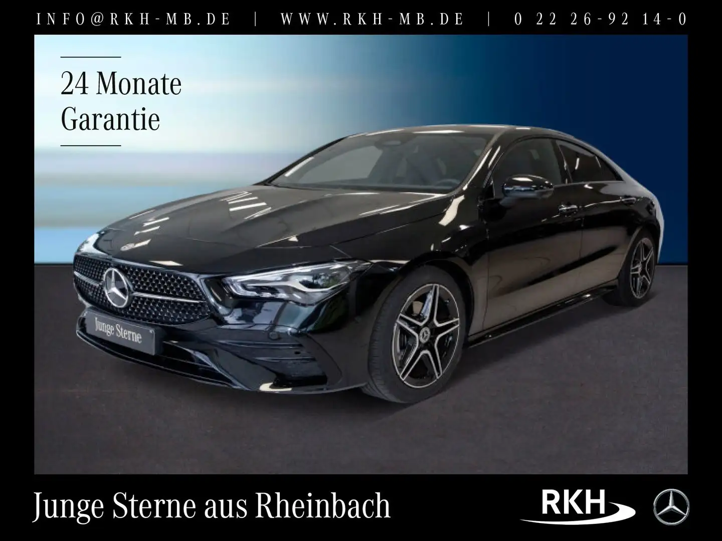 Mercedes-Benz CLA 180 CLA 180 Coupé AMG Line Night/360°/LED/Navi/Totw. Fekete - 1