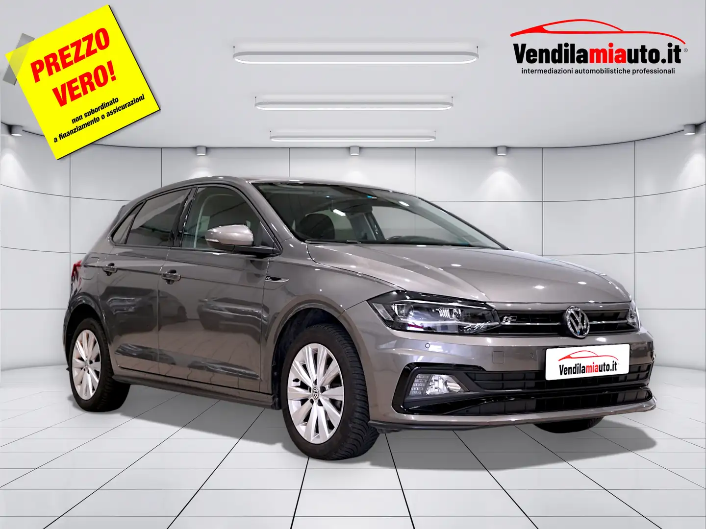 Volkswagen Polo 1.0 tgi RLine 90cv 5pt. Gris - 1