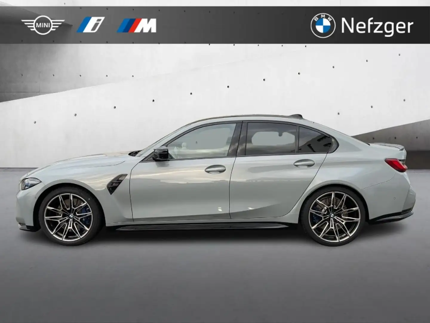 BMW M3 Competition Laserlicht Harman/Kardon Head-Up Gris - 2