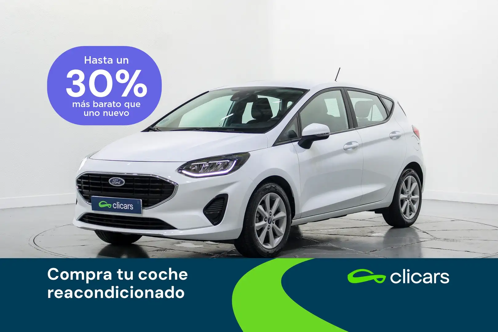 Ford Fiesta 1.0 EcoBoost Trend 100 Blanco - 1