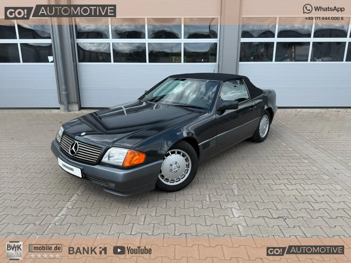 Mercedes-Benz SL 500 +Jahreswagenzustand+2. Hand+deutsches Fzg. Noir - 1