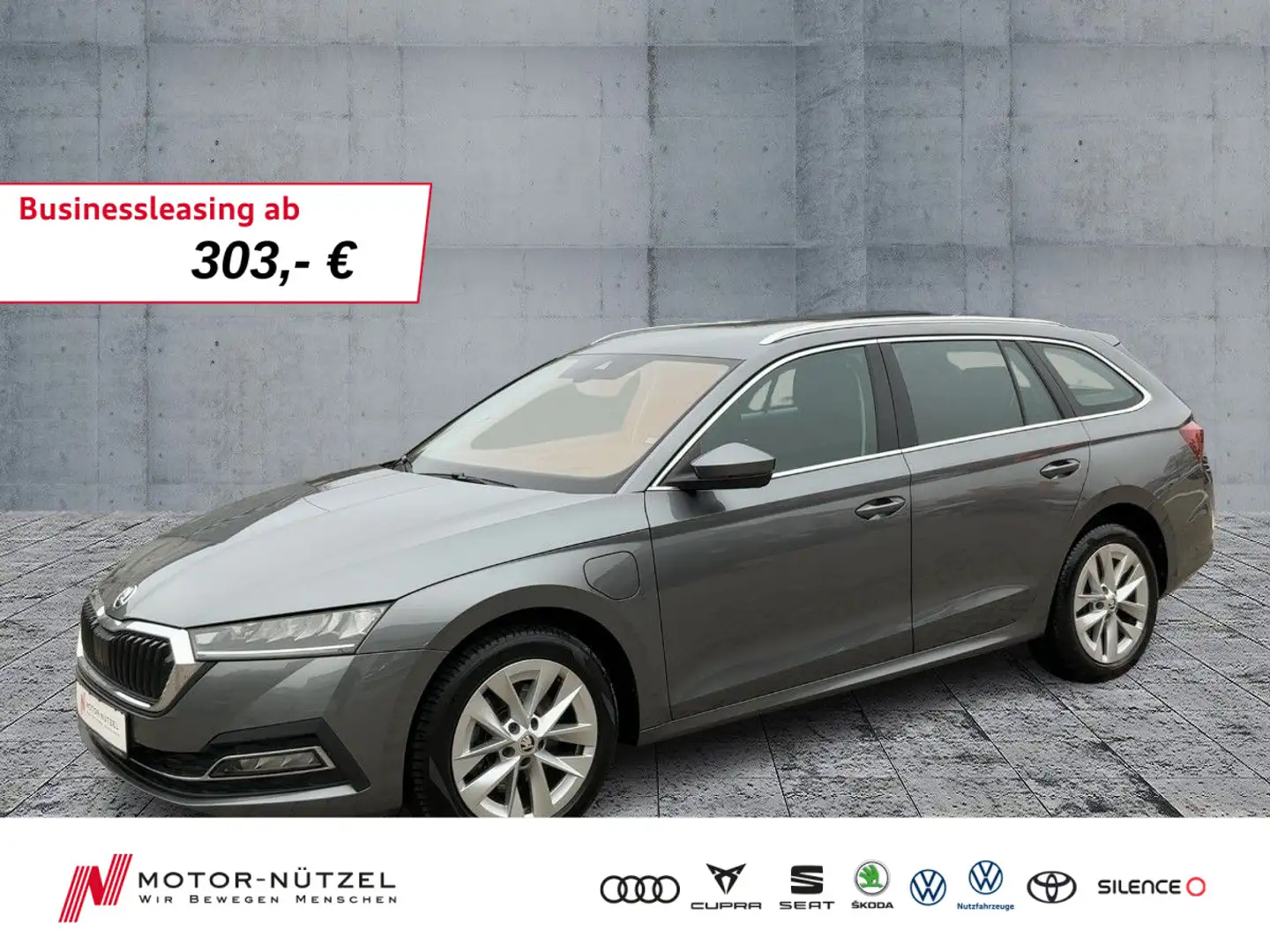 Skoda Octavia Combi iV STYLE LED+ACC+NAVI+APP+SHZ+RFK Grau - 1