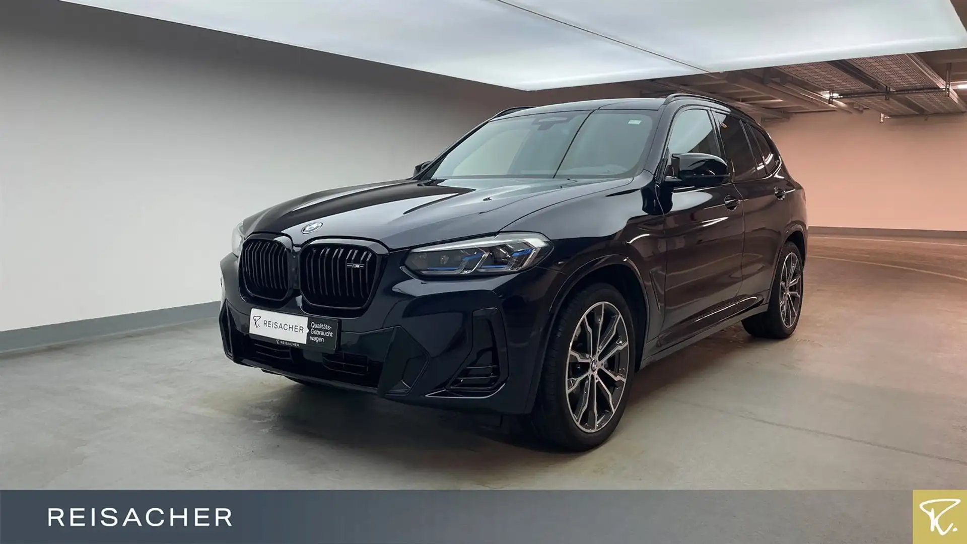 BMW X3 M i A StdHzg,Pano,AHK,DAProf,Leder,ACC Schwarz - 1