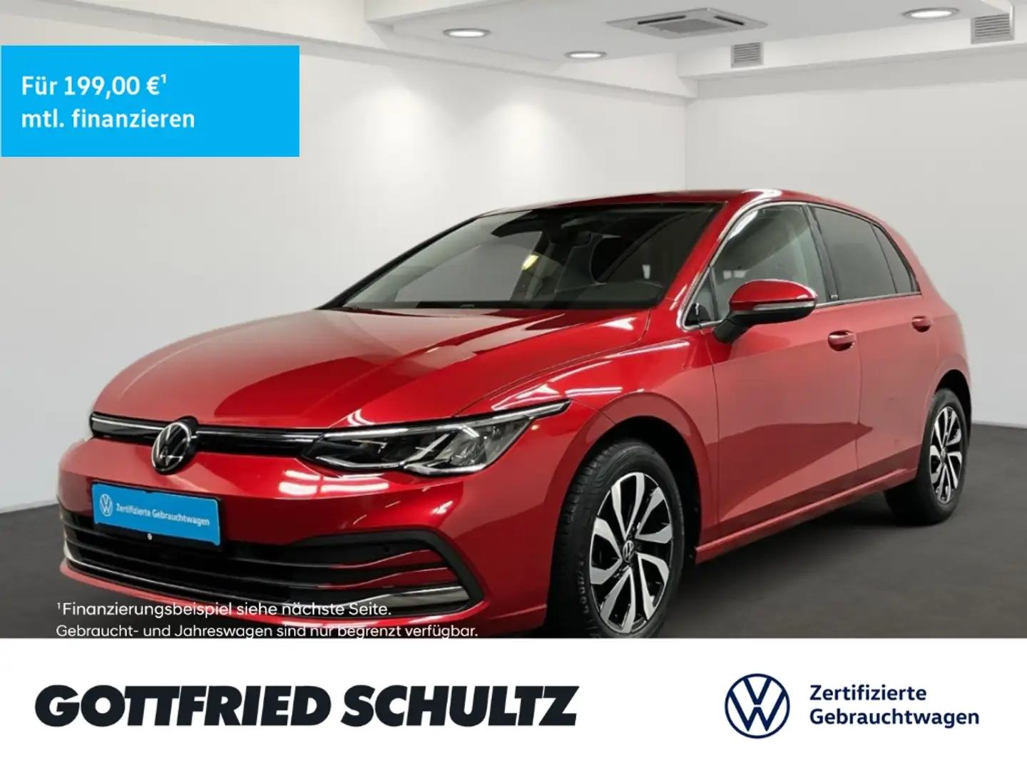 Volkswagen Golf VIII 1.5 TSI LED NAV SHZ KAMERA Active Rouge - 1