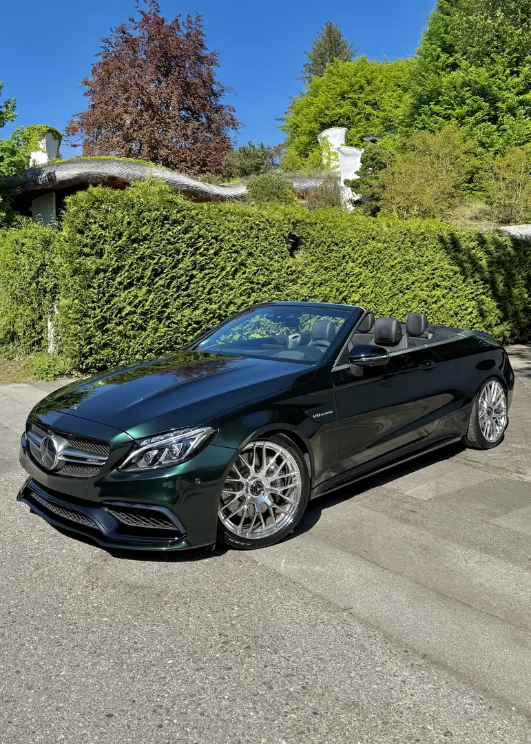 Mercedes-Benz C 63 AMG Cabrio * GARANTIE * EINZELSTÜCK * Grün - 1