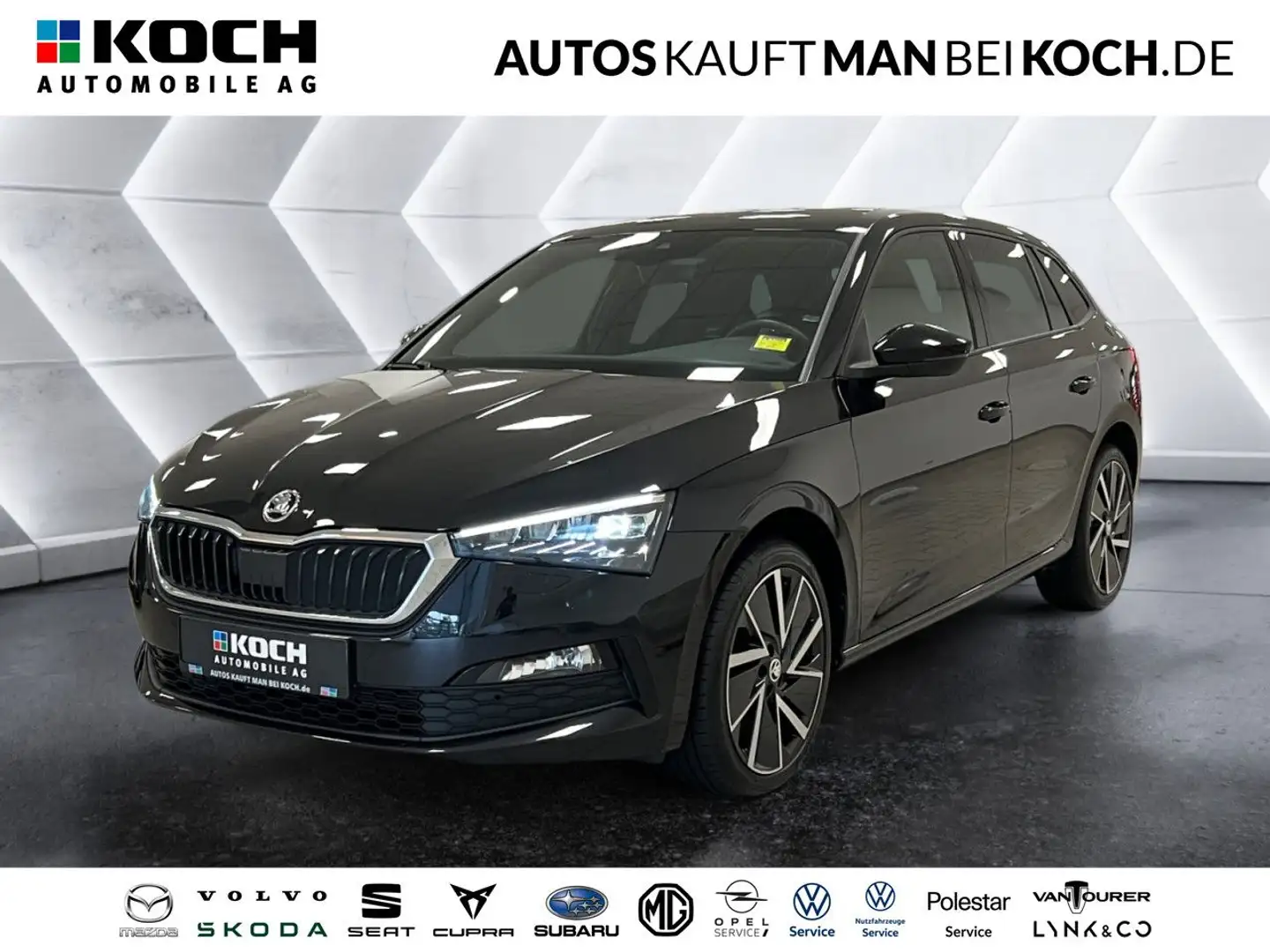 Skoda Scala 1.5 TSI DSG Style PDC V+H NAVI LED KLIMAAUT Noir - 1