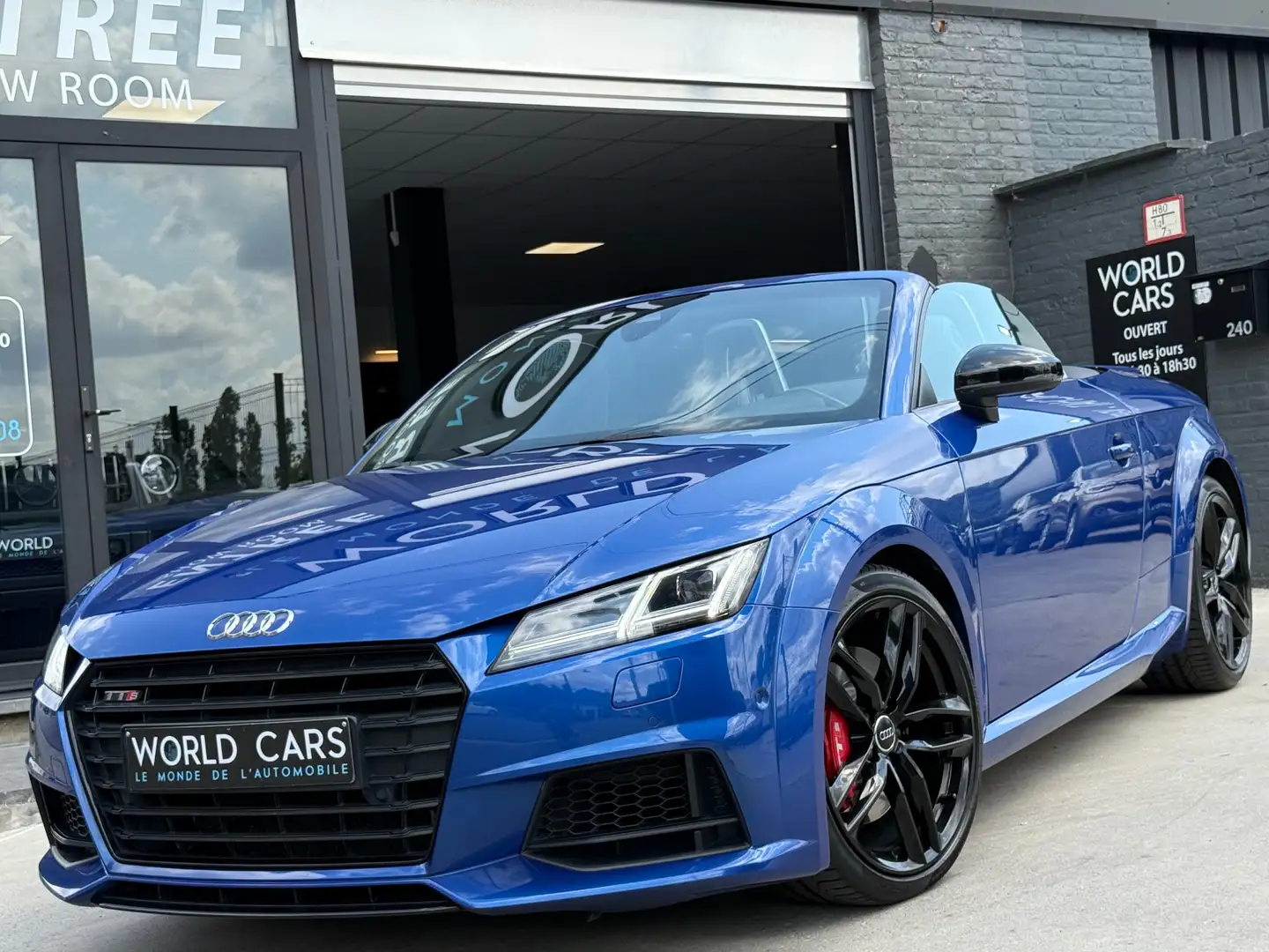 Audi TTS Roadster 2.0 TFSI Quattro 310CV TVA*BTW FULL  OP. Blauw - 1