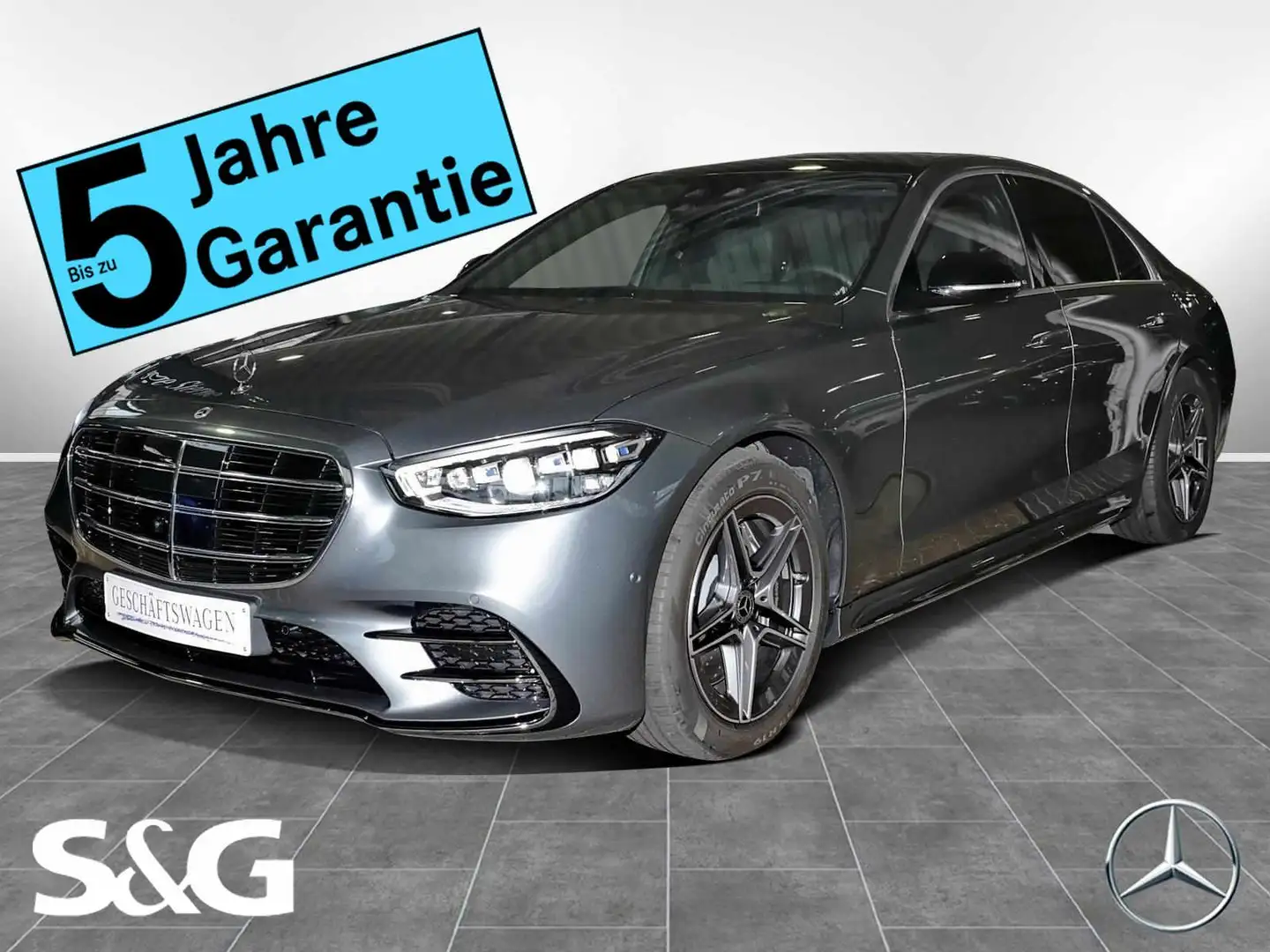 Mercedes-Benz S 580 e 4M AMG Night+MBUX+360°+Pano+19+Dig-LED Gri - 1