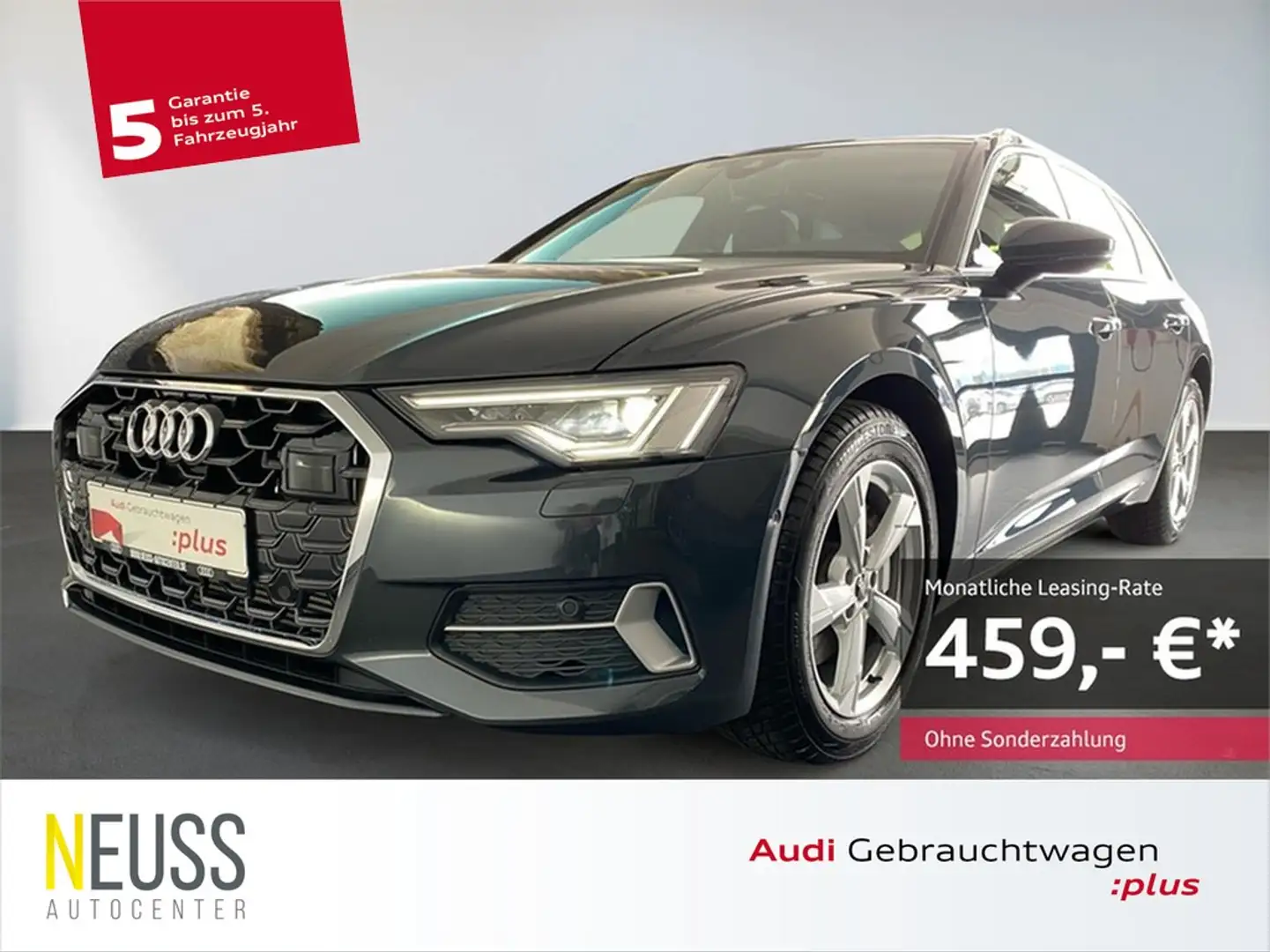 Audi A6 Avant 45 TFSI quattro S line SOMMER+AHK+ACC+ Grau - 1