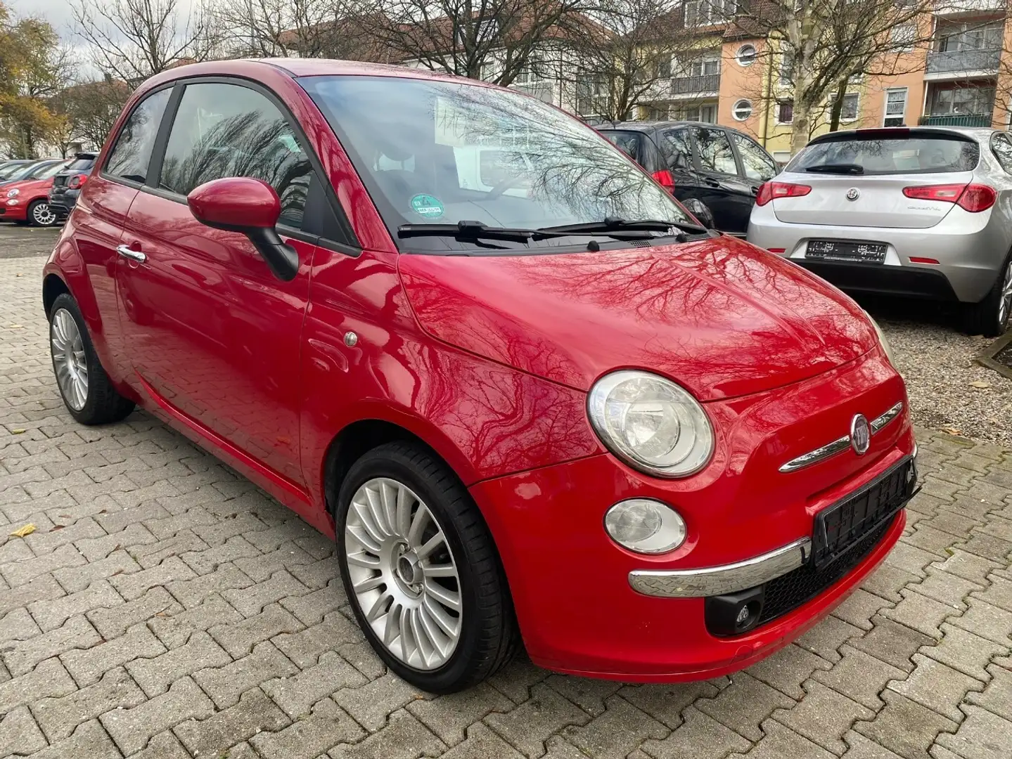 Fiat 500 1.2 Sport TÜV 12.2026+ALU+AHK+Klima! Rot - 1