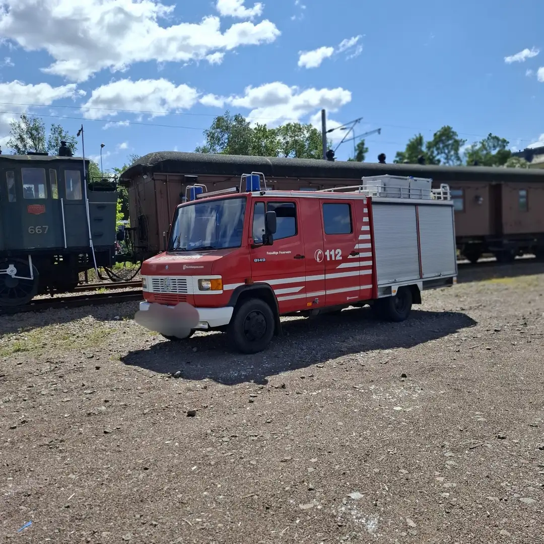 Mercedes-Benz T2 814 D Ex-Feuerwehr H-Kennzeichen Top Womo Vario Rouge - 1