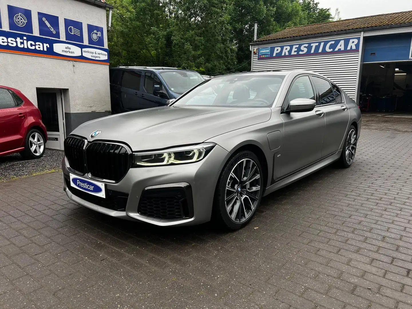 BMW 745 745e /PACK M/NAVI/CAMERA/HUD/PROOF Szary - 1