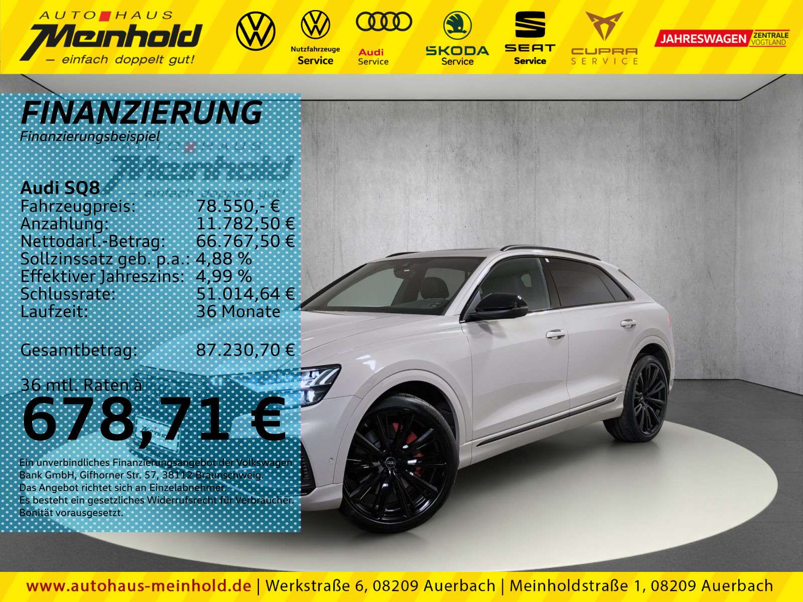 Second hand Audi Sq8 4.0
