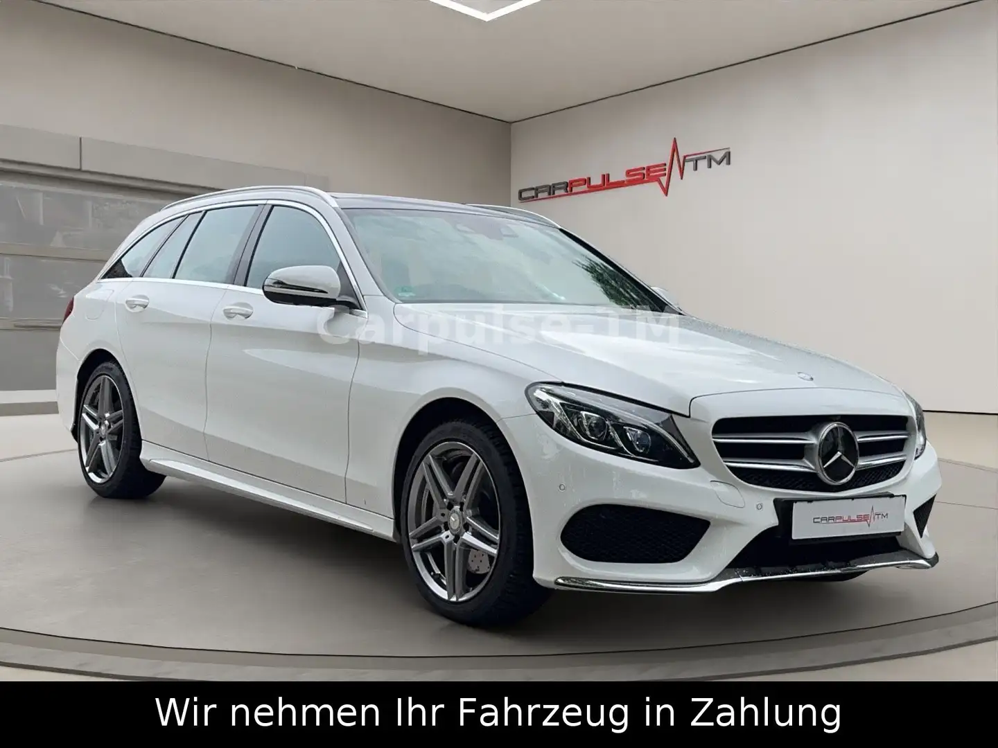 Mercedes-Benz C 400 T 4Matic AMG LINE-Distronic-360 Grad 333PS Blanco - 1
