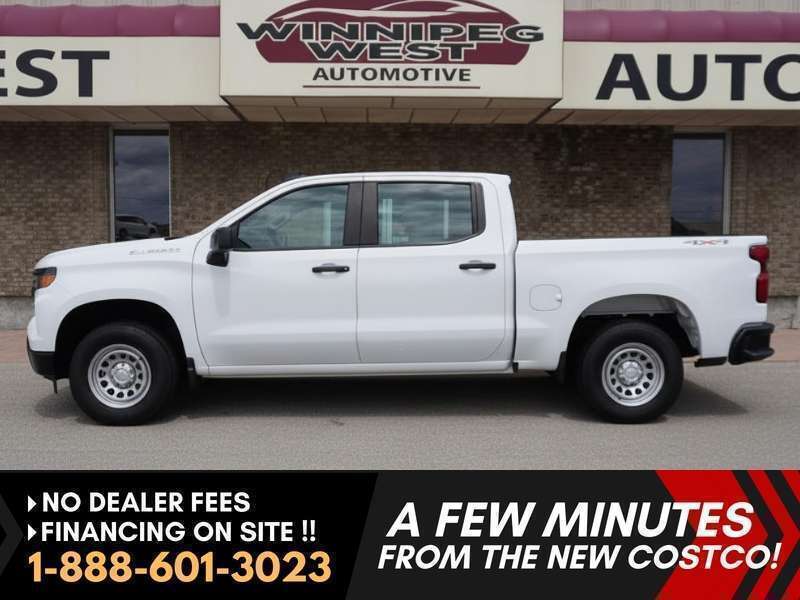 White 2024 Chevrolet Silverado 1500 Pickup Truck Four-Wheel Drive Automatic