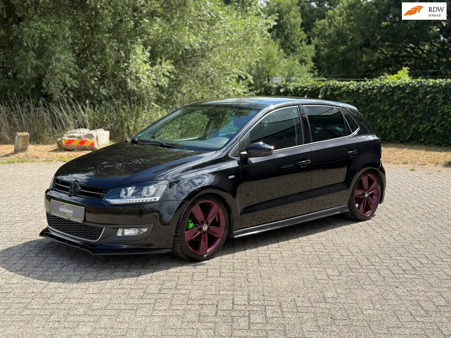 Volkswagen Polo 1.4-16V Highline AIR RIDE I CRUISE I UNIEK I WEINI Noir - 1