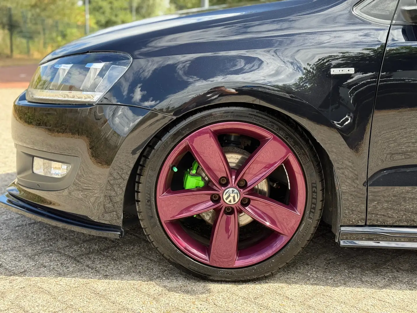 Volkswagen Polo 1.4-16V Highline AIR RIDE I CRUISE I UNIEK I WEINI Noir - 2