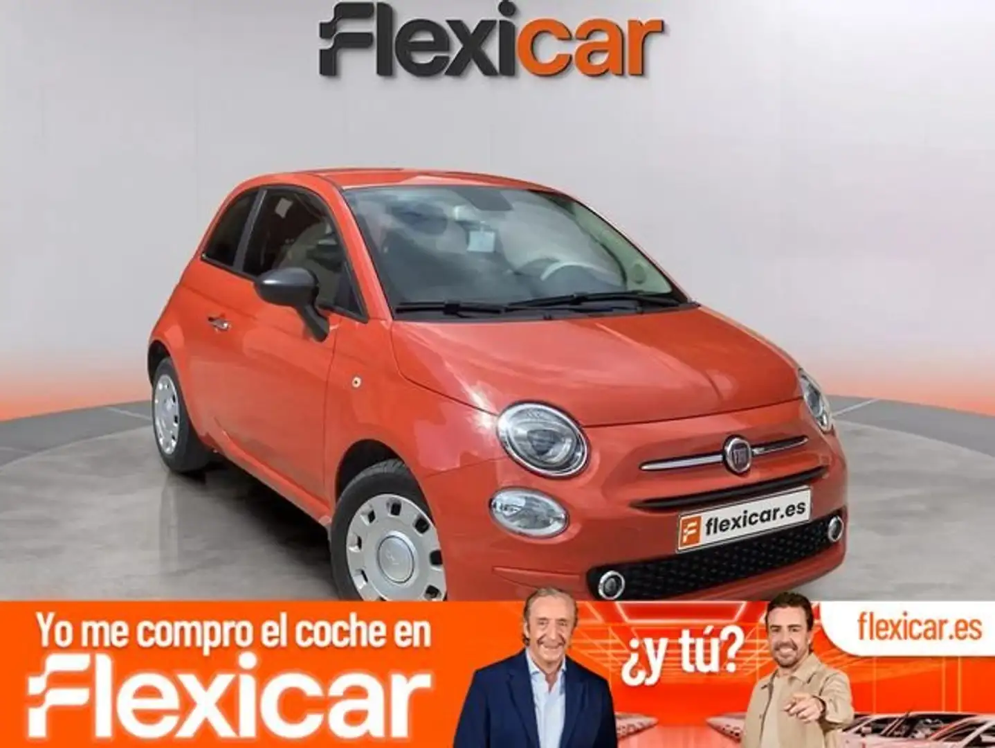 Fiat 500 Club 1.0 Hybrid 51KW (70 CV) Naranja - 1