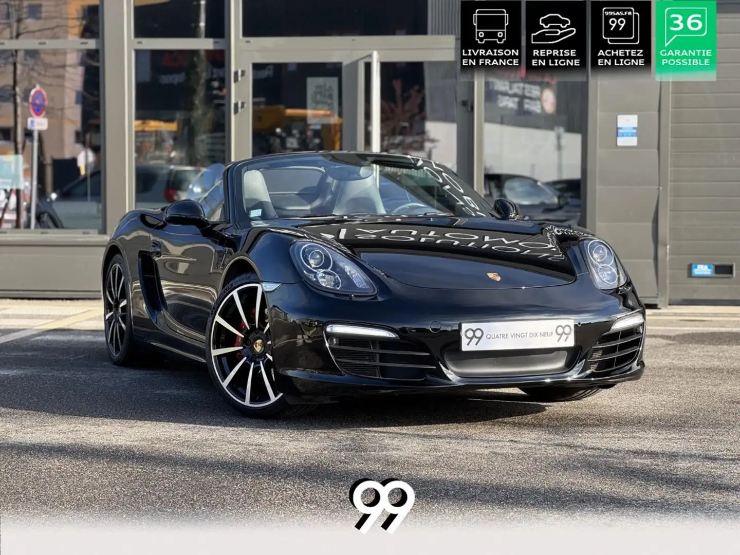 Porsche Boxster S PDK Burmester Sieges ventile chauffant Sport Chr Noir - 1