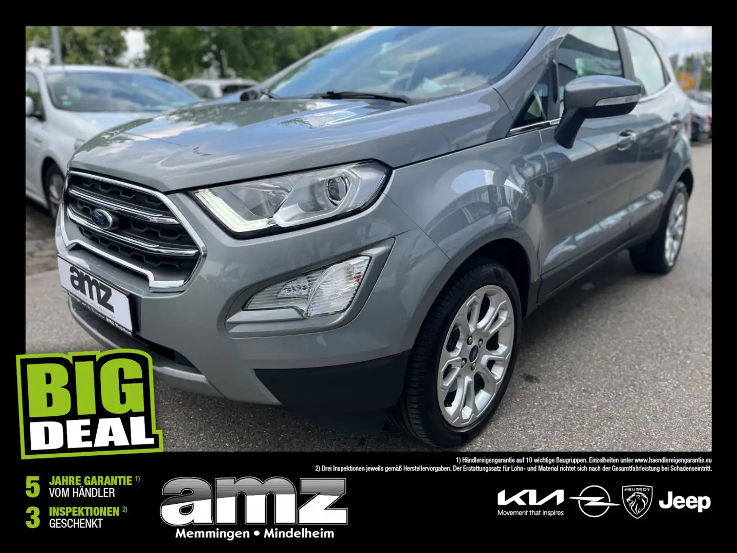 Ford EcoSport 1.0 EcoBoost Titanium *Tempomat*Winterp Silber - 1