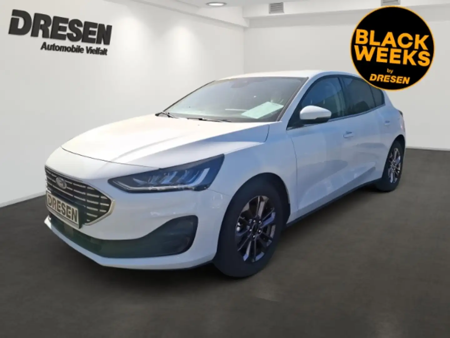 Ford Focus Titanium+Sitzheizung+Lenkradheizung+Kamera+Navi+Ap Bílá - 1