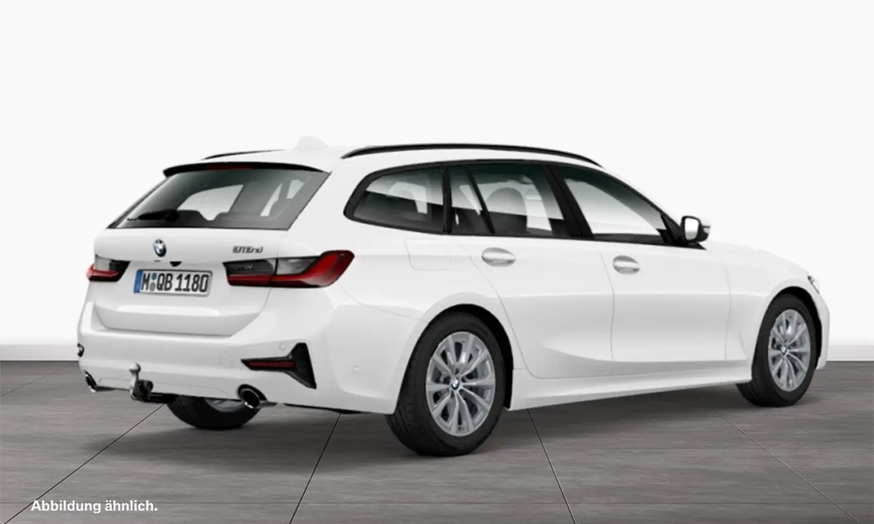 BMW 318 d Touring Advantage DAB Pano Tempomat Weiß - 2