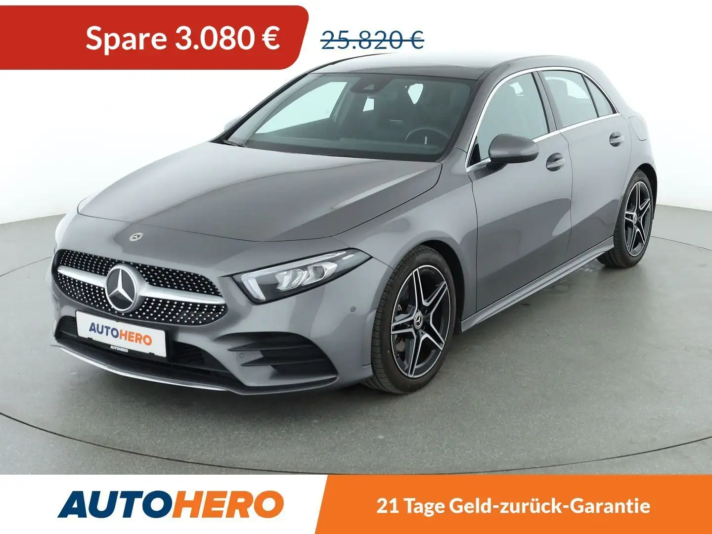 Mercedes-Benz A 180 AMG Line*LED*NAVI*TEMPO*PDC*SHZ*KLIMA*GARANTIE* Grijs - 1