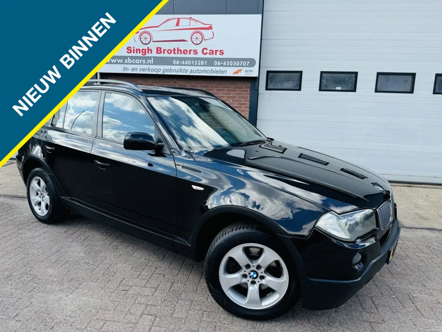 BMW X3 2.5si/Exe/Lci/Aut/Carplay/Dak/Leer/trekhaak!!! Negru - 1