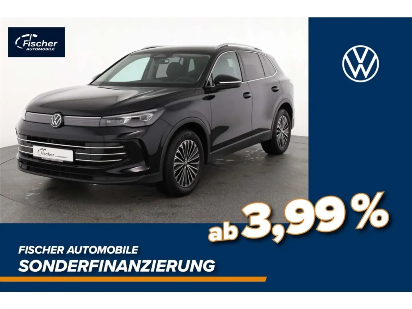 Volkswagen Tiguan 2.0 TDI Elegance DSG AHK/Matrix/NAV/ACC Schwarz - 1