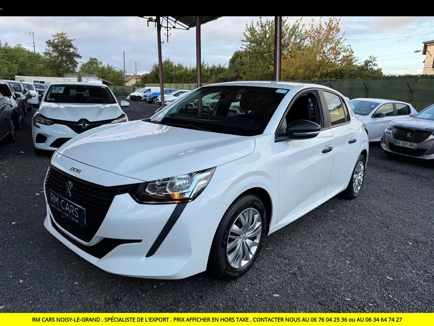 Peugeot 208 208 BlueHDi 100 S\u0026amp;S BVM6 Active Business Blanc - 1