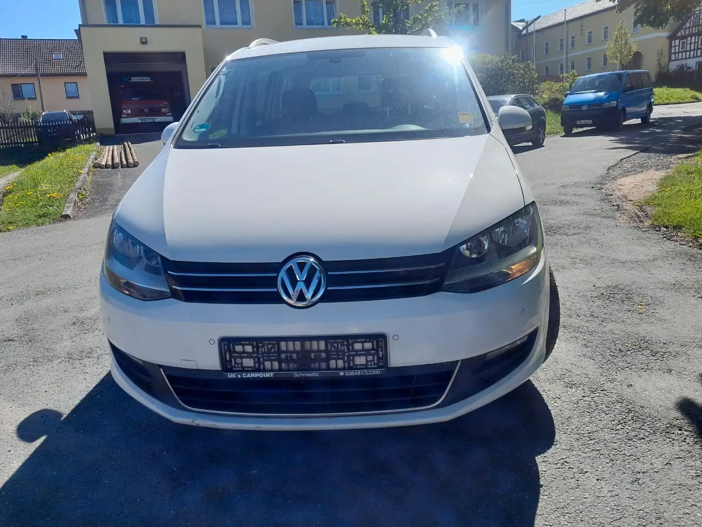 Volkswagen Sharan Comfortline BMT Standheizung AHK Navi Blanc - 2