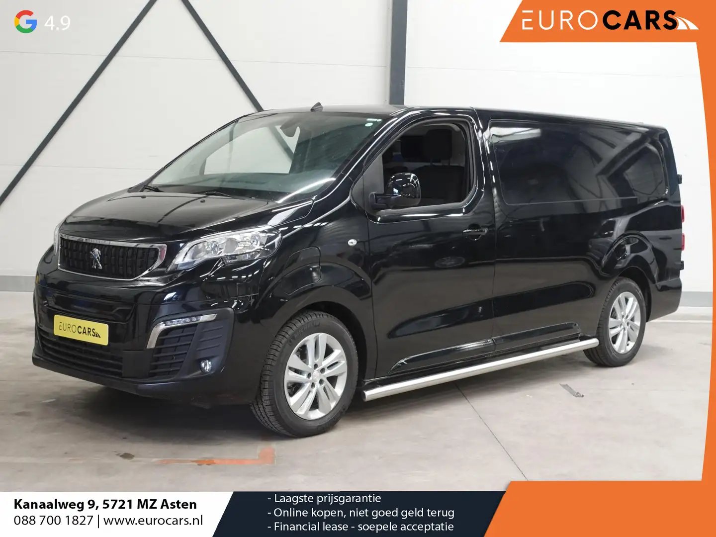 Peugeot e-Expert Long L3H1 Premium 75 kWh 3-zits Automaat Navigatie Negru - 1