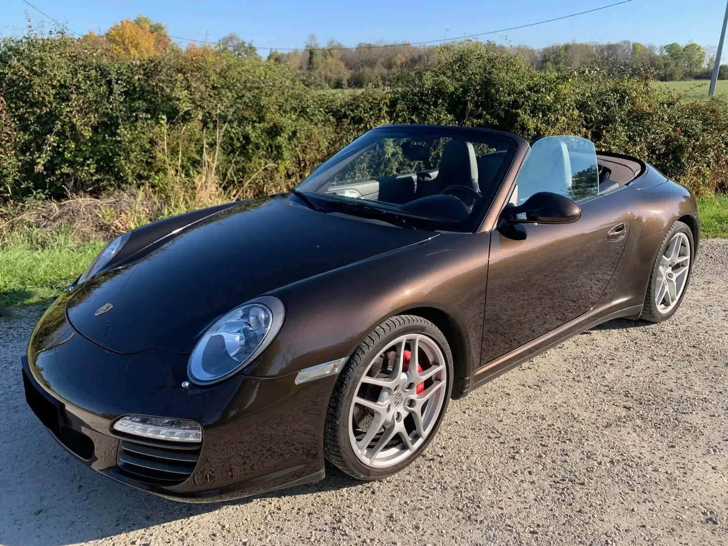 Porsche 997 911 Carrera 4S Cabriolet 3.8i 385 Brun - 2