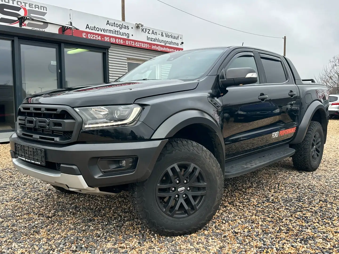 Ford Ranger Raptor Doppelkabine 4x4/AHK/TEMPO./AUTOM. Schwarz - 1