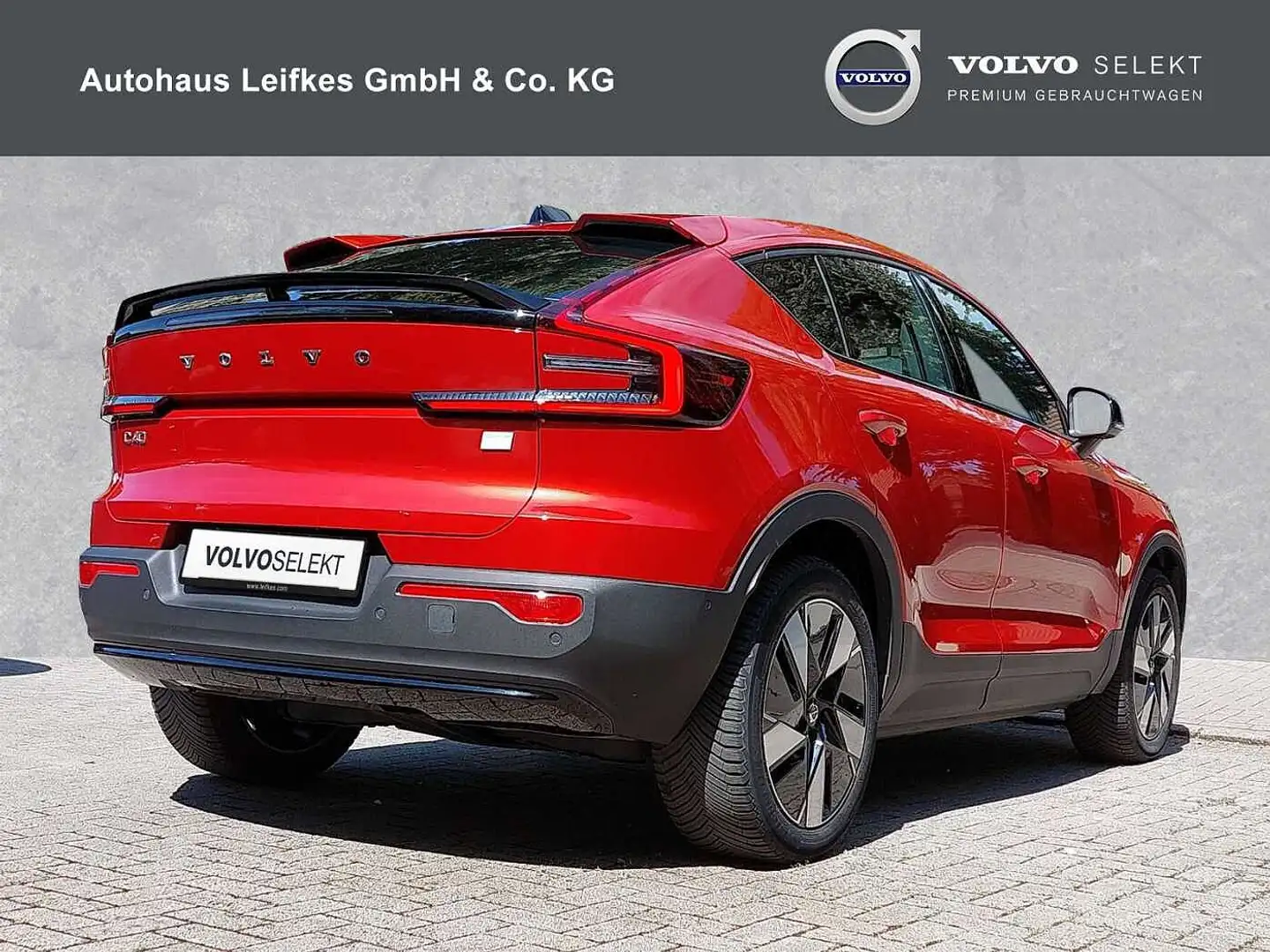 Volvo C40 Recharge 82 kWh Single M. Extended Range RWD Ultim Rood - 2