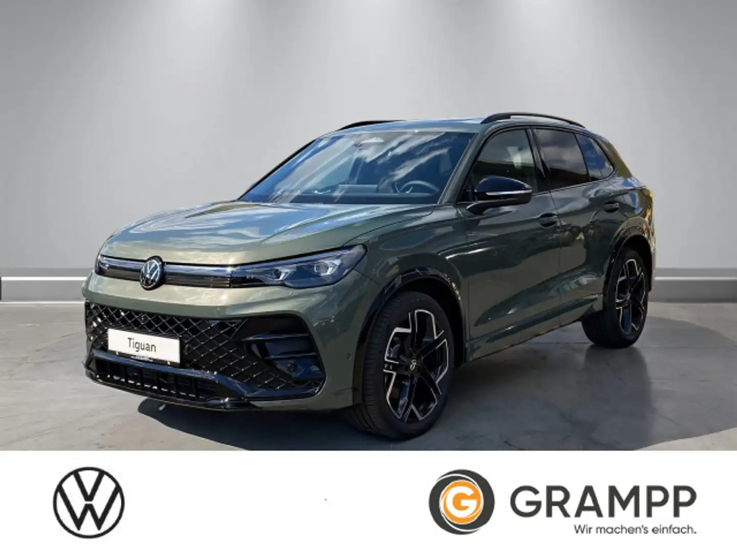 Volkswagen Tiguan R-Line 2,0 l TDI SCR AHK+PANO+KAMERA+NAVI Grün - 1