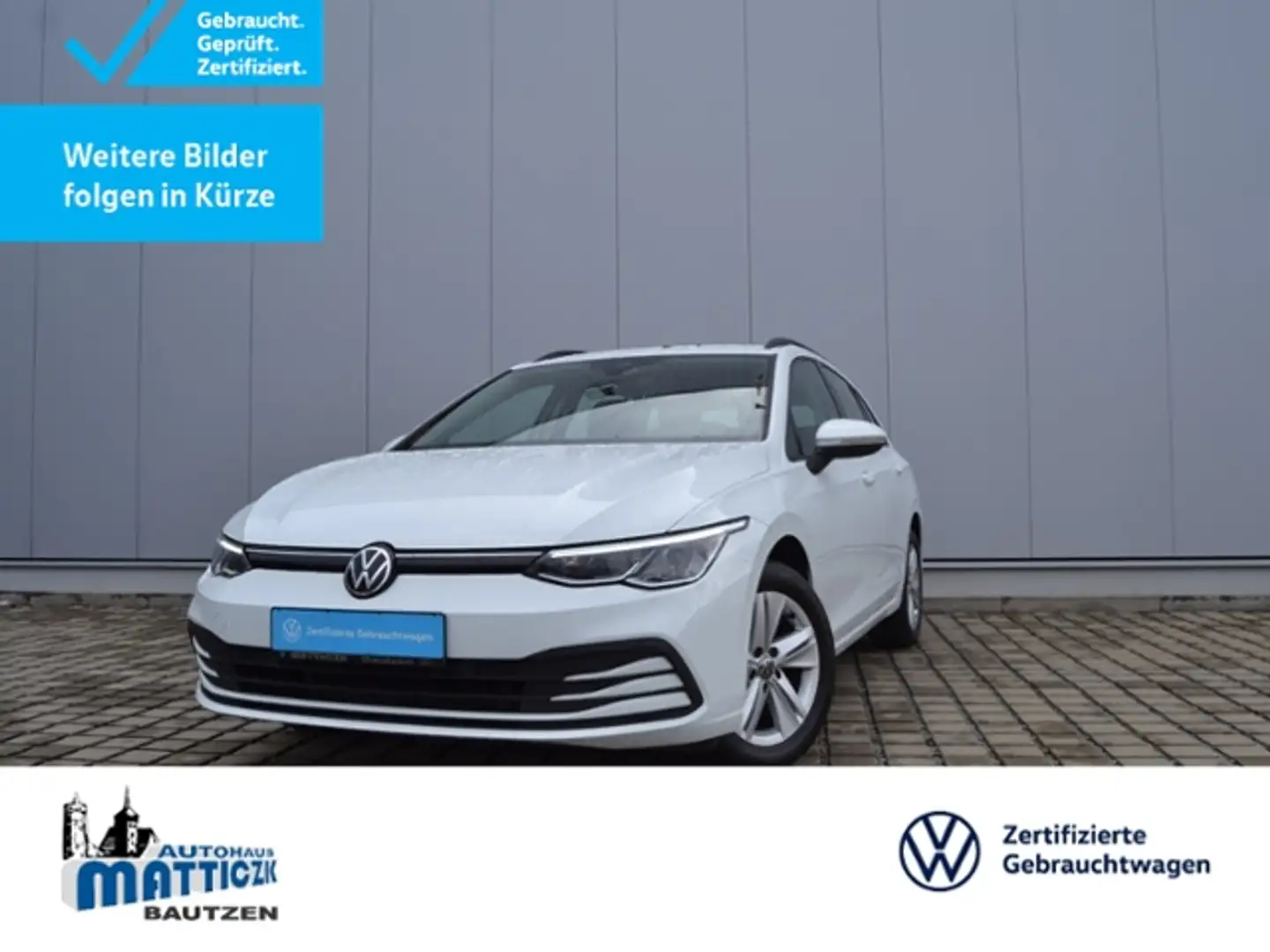 Volkswagen Golf Variant VIII Variant 2.0 TDI Life LED/NAVI+VZE/BUSINESS-P Weiß - 1